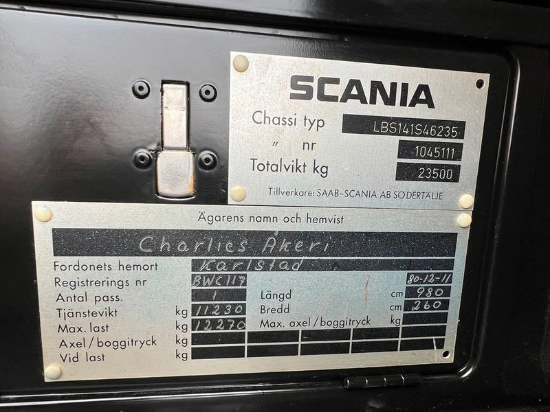 شاحنة جرار Scania LB141 V8 Scania Vabis total restauration: صور 13