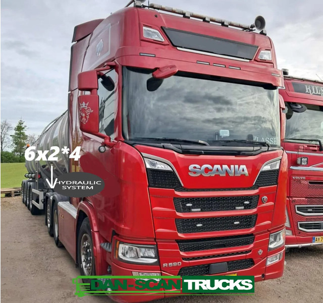 Scania R590 V8 NGS Rear steering 6x2*4. Air / Air suspension. Hydr. system - شاحنة جرار: صور 2 Scania R590 V8 NGS Rear steering 6x2*4. Air / Air suspension. Hydr. system - شاحنة جرار: صور 2