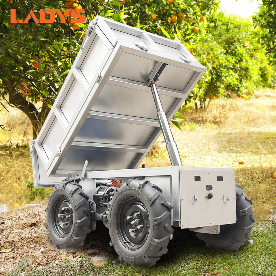 LADYS D-600 All-Terrain Four-Wheel Drive And Eight-Wheel Drive Transport Truck, Mountain Area Farm Orchard Greenhouse Construction Site Creeper Remote Control Electric Agricultural Transport Vehicle - اتفس: صور 4 LADYS D-600 All-Terrain Four-Wheel Drive And Eight-Wheel Drive Transport Truck, Mountain Area Farm Orchard Greenhouse Construction Site Creeper Remote Control Electric Agricultural Transport Vehicle - اتفس: صور 4
