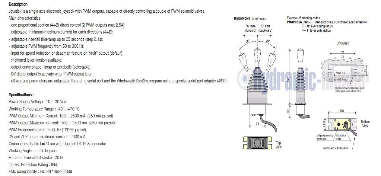 لوادر وحفارات أمامية - شاحنة Full proportional valve 3 sections SPV 20-120 l/min 12 or 24 V plug and play det also available with Walvoil DPX100: صور 8 لوادر وحفارات أمامية - شاحنة Full proportional valve 3 sections SPV 20-120 l/min 12 or 24 V plug and play det also available with Walvoil DPX100: صور 8