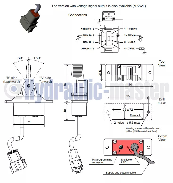 لوادر وحفارات أمامية - شاحنة Full proportional valve 3 sections SPV 20-120 l/min 12 or 24 V plug and play det also available with Walvoil DPX100: صور 10 لوادر وحفارات أمامية - شاحنة Full proportional valve 3 sections SPV 20-120 l/min 12 or 24 V plug and play det also available with Walvoil DPX100: صور 10