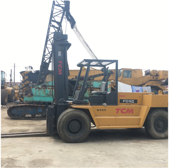 Second Hand TCM FD160 diesel fork lift with Good condition and high performance for sale in shanghai - رافعة شوكية ديزل: صور 1 Second Hand TCM FD160 diesel fork lift with Good condition and high performance for sale in shanghai - رافعة شوكية ديزل: صور 1