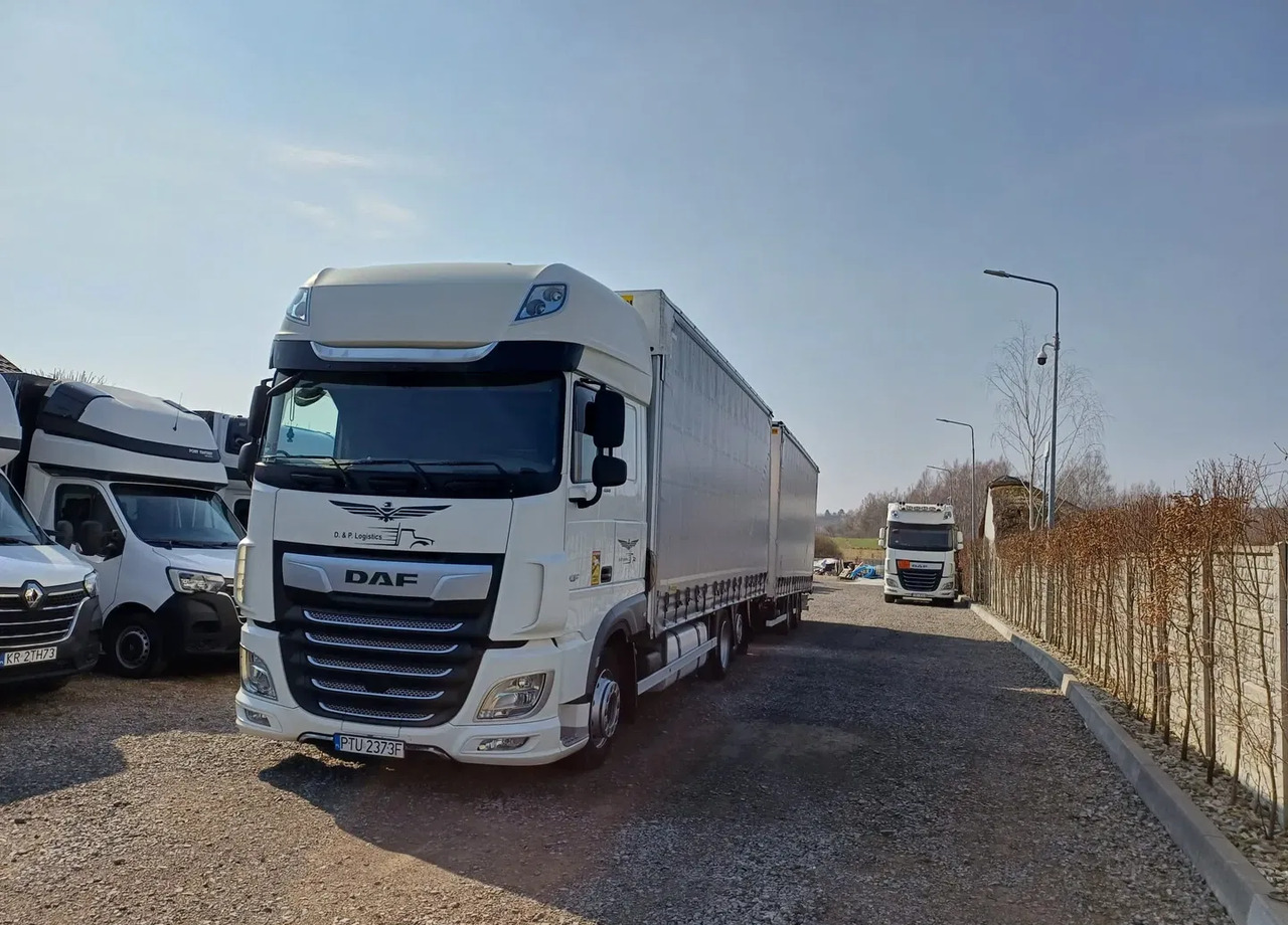 DAF XF 480 SUPER SPACE CAB / ZESTAW TANDEM PRZEJAZDOWY 120m3 - شاحنة ستارة: صور 2 DAF XF 480 SUPER SPACE CAB / ZESTAW TANDEM PRZEJAZDOWY 120m3 - شاحنة ستارة: صور 2