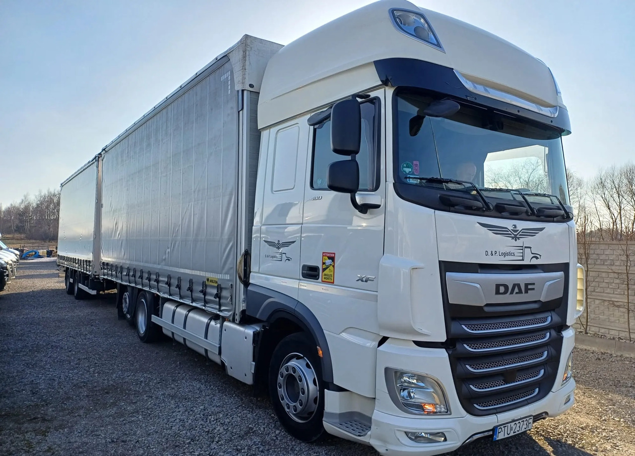 DAF XF 480 SUPER SPACE CAB / ZESTAW TANDEM PRZEJAZDOWY 120m3 - شاحنة ستارة: صور 1 DAF XF 480 SUPER SPACE CAB / ZESTAW TANDEM PRZEJAZDOWY 120m3 - شاحنة ستارة: صور 1