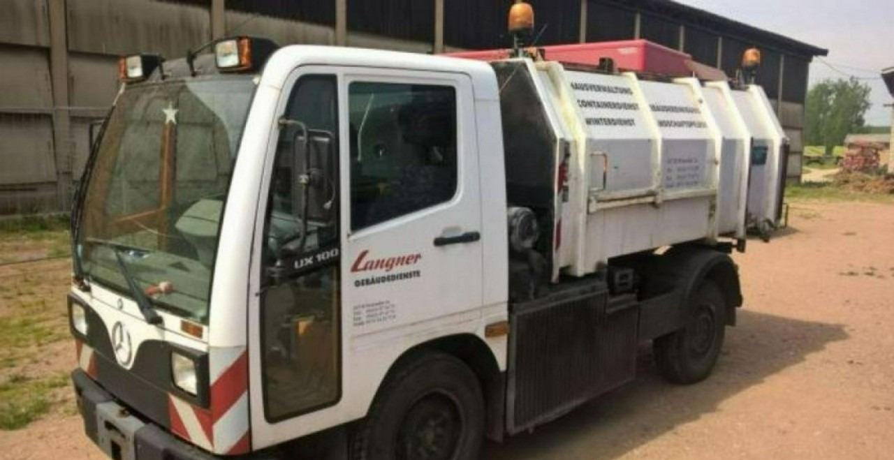 Inna Inny Unimog UX100 Śmieciarka wywrotka prasa - شاحنة القمامة: صور 1 Inna Inny Unimog UX100 Śmieciarka wywrotka prasa - شاحنة القمامة: صور 1