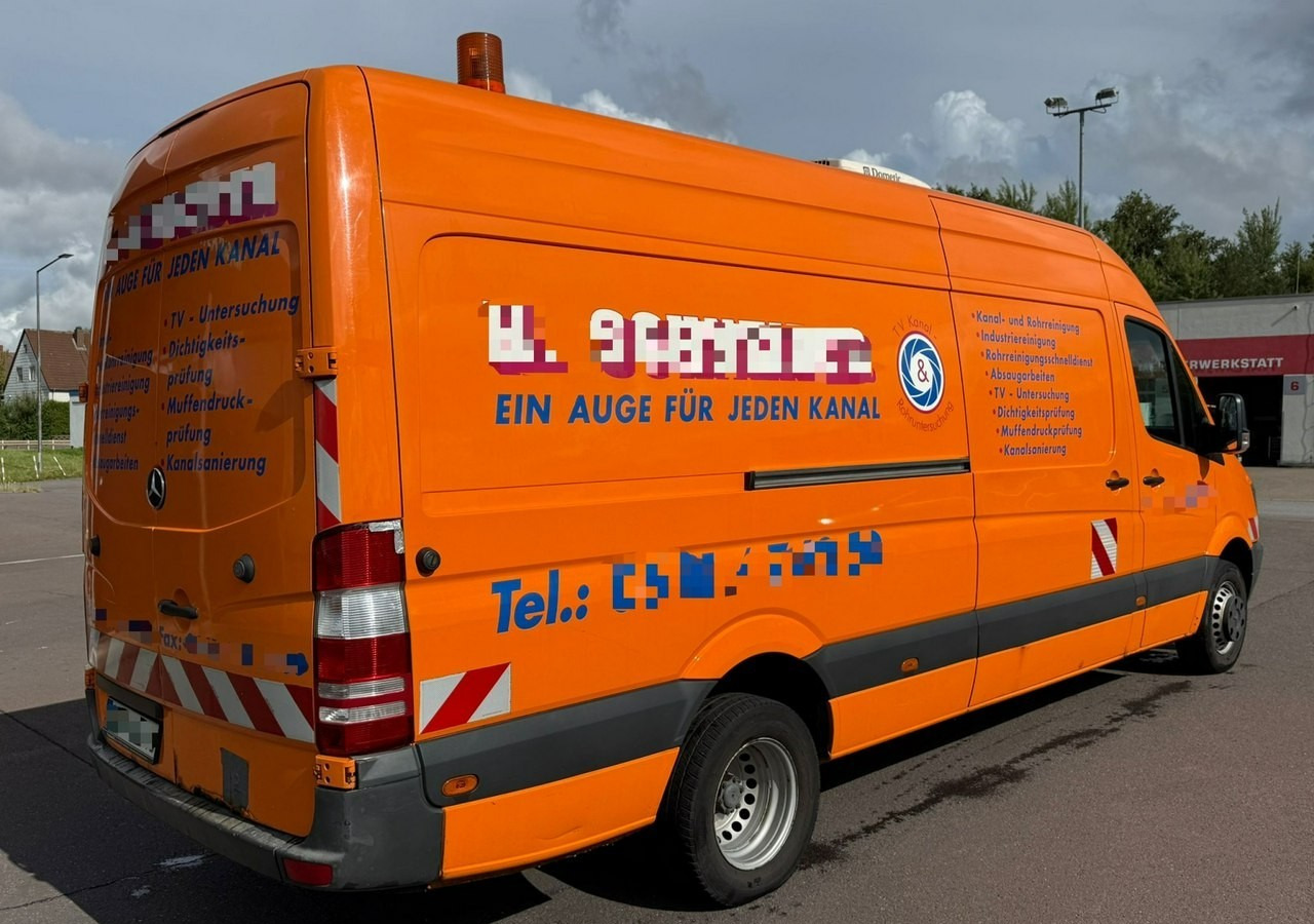سيارة بلدية, فان Mercedes-Benz Sprinter Sprinter Kanalizacja inspekcja kanałów wuko asenizacyjny Kamero wóz: صور 14