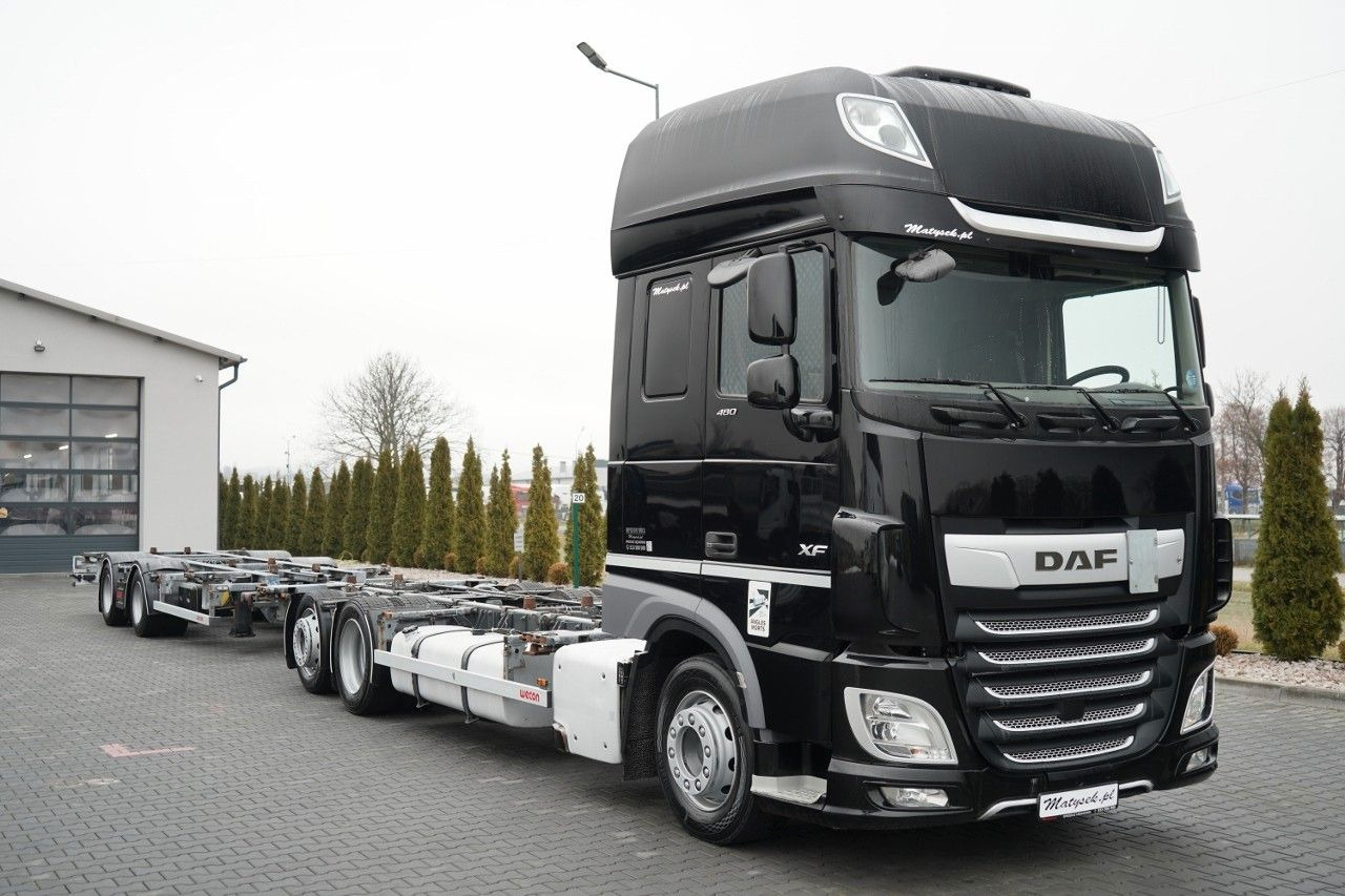 DAF XF 480 / BDF / 6X2 / ZESTAW TANDEM / SSC / I-PAR - شاحنات الحاويات / جسم علوي قابل للتغيير شاحنة: صور 2 DAF XF 480 / BDF / 6X2 / ZESTAW TANDEM / SSC / I-PAR - شاحنات الحاويات / جسم علوي قابل للتغيير شاحنة: صور 2