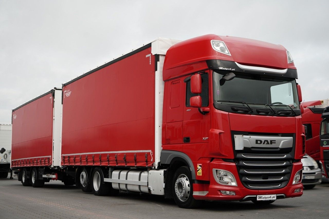 DAF XF 480 / ZESTAW TANDEM / 120 M3 / PRZEJAZDOWY / - شاحنة ستارة: صور 4 DAF XF 480 / ZESTAW TANDEM / 120 M3 / PRZEJAZDOWY / - شاحنة ستارة: صور 4