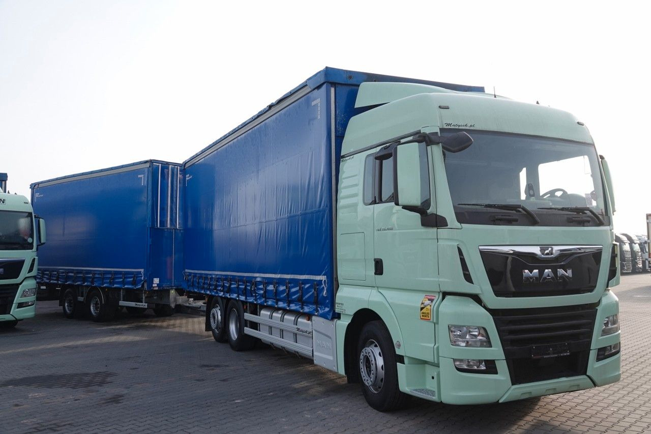 جديد شاحنة ستارة MAN TGX 26.460 / ZESTAW TANDEM PRZEJAZDOWY / 120 M3: صور 13