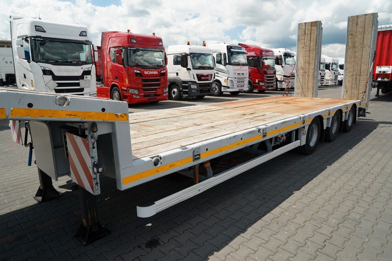 عربة مسطحة منخفضة نصف مقطورة MAX TRAILLER  NACZEPA LAWETA / NISKOPODWOZIOWA / 12,: صور 7