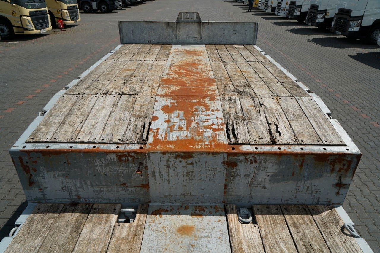 عربة مسطحة منخفضة نصف مقطورة MAX TRAILLER  NACZEPA LAWETA / NISKOPODWOZIOWA / 12,: صور 11