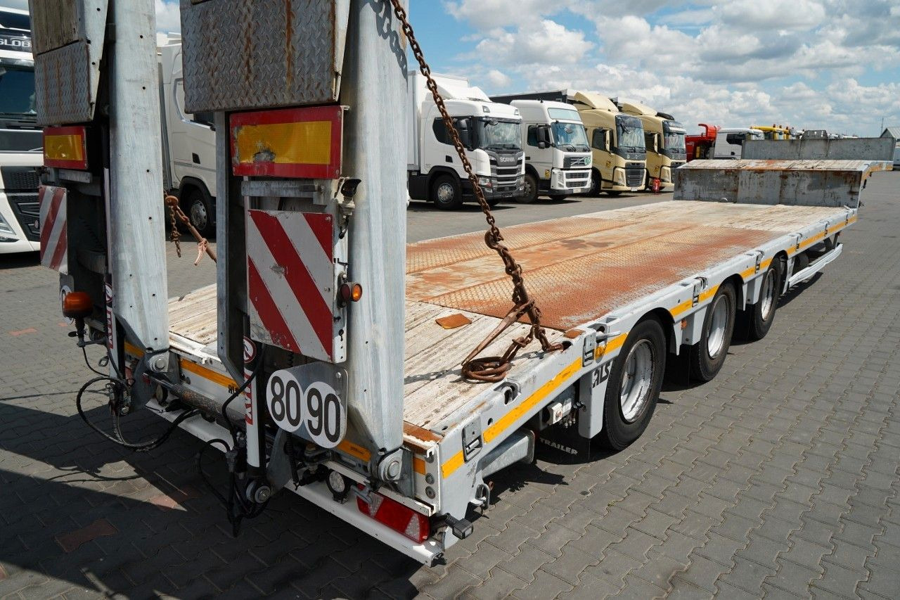 عربة مسطحة منخفضة نصف مقطورة MAX TRAILLER  NACZEPA LAWETA / NISKOPODWOZIOWA / 12,: صور 9