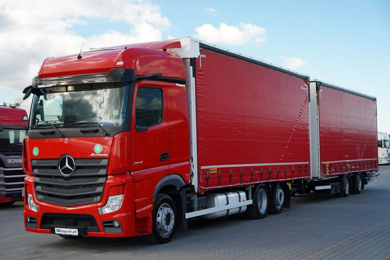 Mercedes-Benz ACTROS 2545 / ZESTAW TANDEM 120 M3 / PRZEJAZDOW - شاحنة ستارة: صور 2 Mercedes-Benz ACTROS 2545 / ZESTAW TANDEM 120 M3 / PRZEJAZDOW - شاحنة ستارة: صور 2