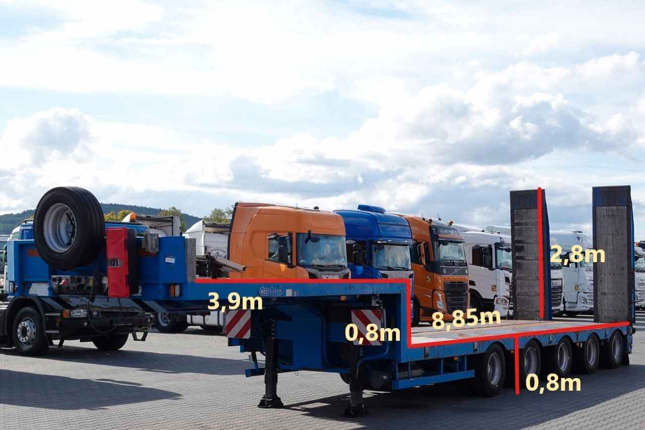 Nooteboom NISKOPODWOZIE / DMC: 80 000 KG / 5 OSI / SKRĘTNE - عربة مسطحة منخفضة نصف مقطورة: صور 2 Nooteboom NISKOPODWOZIE / DMC: 80 000 KG / 5 OSI / SKRĘTNE - عربة مسطحة منخفضة نصف مقطورة: صور 2