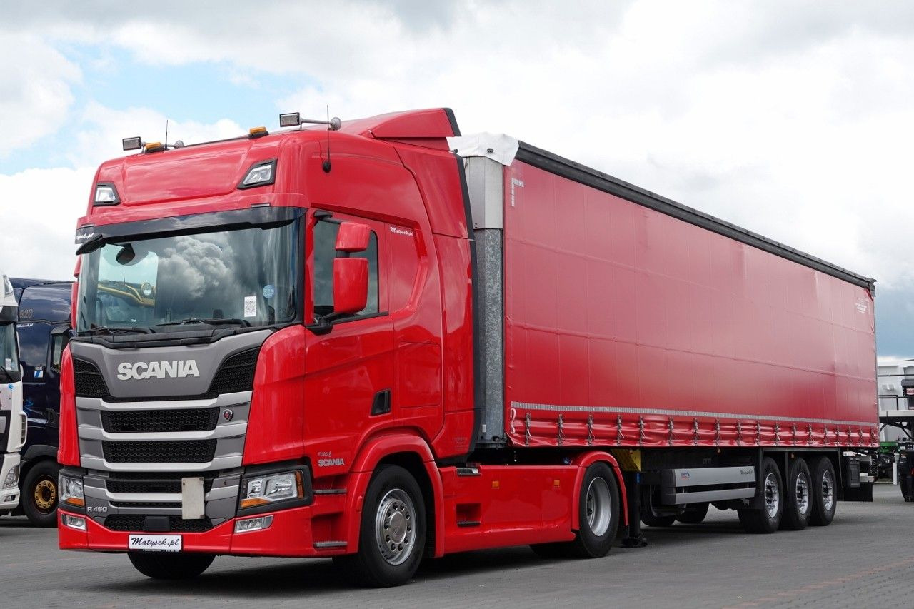 Scania R 450 / OPONY 100% / 2021 ROK / ZESTAW / FIRANKA - شاحنة جرار: صور 1 Scania R 450 / OPONY 100% / 2021 ROK / ZESTAW / FIRANKA - شاحنة جرار: صور 1