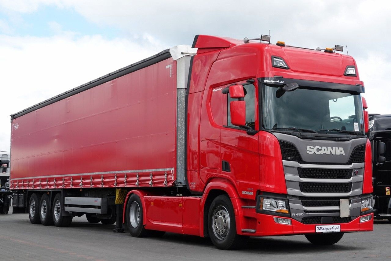 Scania R 450 / OPONY 100% / 2021 ROK / ZESTAW / FIRANKA - شاحنة جرار: صور 4 Scania R 450 / OPONY 100% / 2021 ROK / ZESTAW / FIRANKA - شاحنة جرار: صور 4