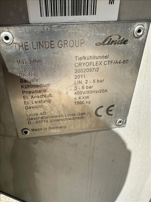 معدات صناعية Linde Cryoflex CTFA4-60 Cryogenic Freezer: صور 12