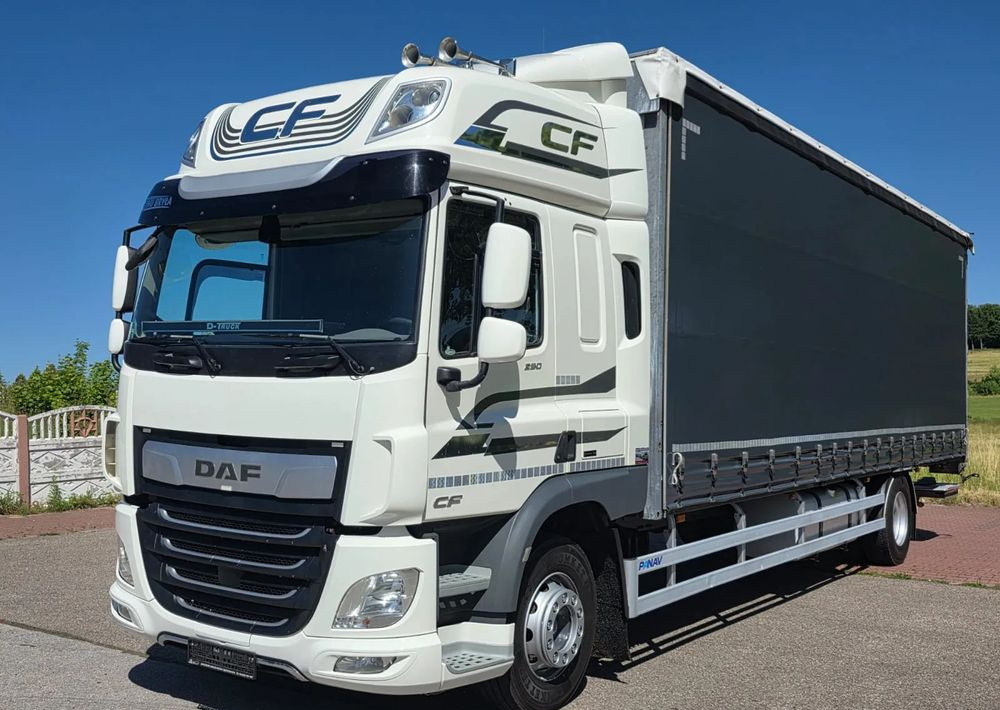 DAF CF290/CF320/FIRANKA/WINDA DHOLLANDIA / E6/JEDEN WŁAŚCICIEL/SPROWADZONY/22PALETY/2019/PODNOSZONY DACH/ JAK NOWY - شاحنة ستارة: صور 2 DAF CF290/CF320/FIRANKA/WINDA DHOLLANDIA / E6/JEDEN WŁAŚCICIEL/SPROWADZONY/22PALETY/2019/PODNOSZONY DACH/ JAK NOWY - شاحنة ستارة: صور 2