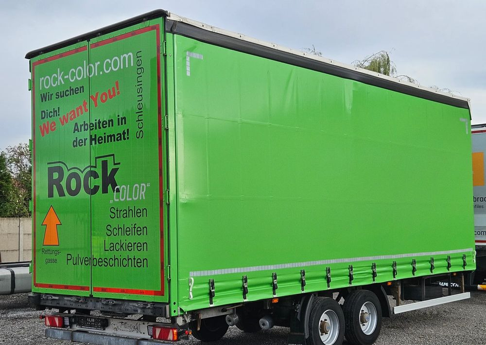 Fliegl PRZYCZEPA CIĘŻAROWA / TANDEM / 2 OSIE / 18 PALET / GÓRNY REGULOWANY SPRZĘG / 10500DMC / 7 TON ŁADOWNOŚĆ - مقطورة ستارة: صور 3 Fliegl PRZYCZEPA CIĘŻAROWA / TANDEM / 2 OSIE / 18 PALET / GÓRNY REGULOWANY SPRZĘG / 10500DMC / 7 TON ŁADOWNOŚĆ - مقطورة ستارة: صور 3