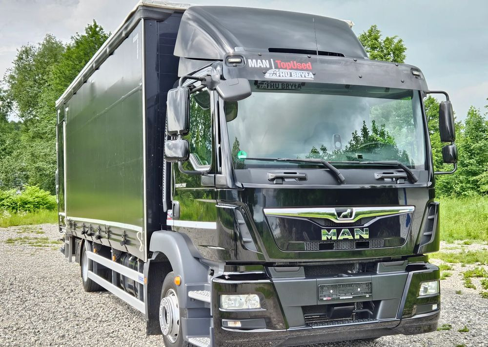 MAN TGM 12.290/15.290/E6/FIRANKA/BOCZNE DRZWI/BURTO-FIRANKA/18PALET/WINDA/NISKI PRZEBIEG/2018/CAŁY NA PODUSZKACH/SERWISOWANY - شاحنة ستارة: صور 2 MAN TGM 12.290/15.290/E6/FIRANKA/BOCZNE DRZWI/BURTO-FIRANKA/18PALET/WINDA/NISKI PRZEBIEG/2018/CAŁY NA PODUSZKACH/SERWISOWANY - شاحنة ستارة: صور 2