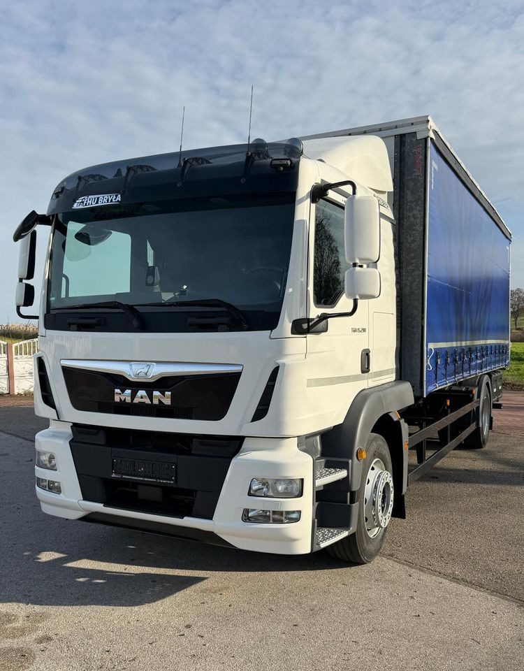 MAN TGM 15.290 / FIRANKA / 2016R / KLIMA POSTOJOWA /SPROWADZONY/ 8T ŁADOWNOŚĆ / 17 PALET / E6 / WINDA / - شاحنة ستارة: صور 1 MAN TGM 15.290 / FIRANKA / 2016R / KLIMA POSTOJOWA /SPROWADZONY/ 8T ŁADOWNOŚĆ / 17 PALET / E6 / WINDA / - شاحنة ستارة: صور 1