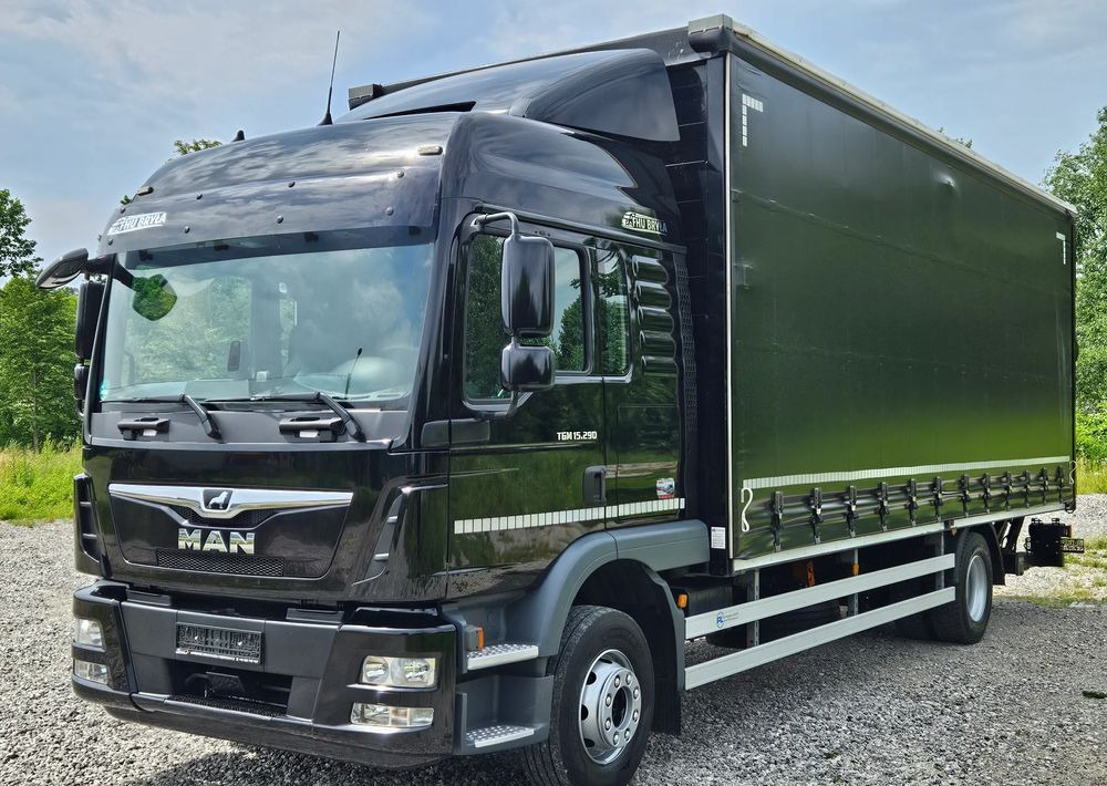 MAN TGM 15.290 / FIRANKA / 2019R / SPROWADZONY/ 7500 ŁADOWNOŚĆ / 18 PALET / E6 / JAK NOWY / WINDA / - شاحنة ستارة: صور 1 MAN TGM 15.290 / FIRANKA / 2019R / SPROWADZONY/ 7500 ŁADOWNOŚĆ / 18 PALET / E6 / JAK NOWY / WINDA / - شاحنة ستارة: صور 1