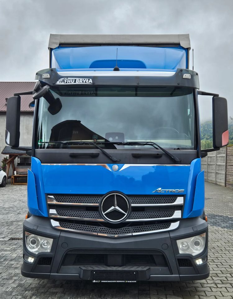 Mercedes-Benz ACTROS 1835 / FIRANKA / WINDA / 19 EUROPALET / AUTOMAT / Z NIEMIEC / 2016/DUŻA ŁADOWNOŚĆ - شاحنة ستارة: صور 3 Mercedes-Benz ACTROS 1835 / FIRANKA / WINDA / 19 EUROPALET / AUTOMAT / Z NIEMIEC / 2016/DUŻA ŁADOWNOŚĆ - شاحنة ستارة: صور 3