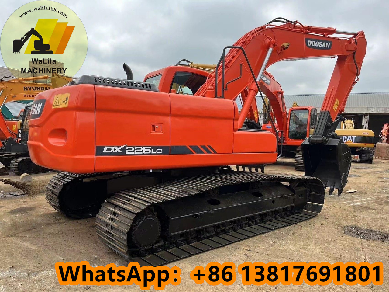 DOOSAN DX225 - حفارات زحافة: صور 1 DOOSAN DX225 - حفارات زحافة: صور 1