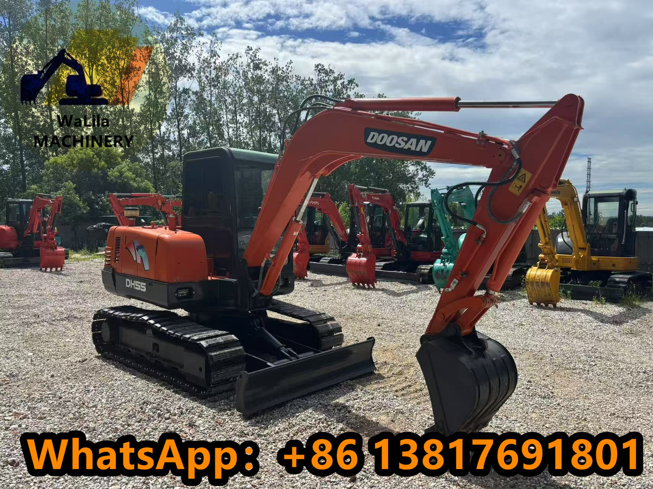 Doosan DH 55-7 DH55 - حفارة مصغرة: صور 3 Doosan DH 55-7 DH55 - حفارة مصغرة: صور 3