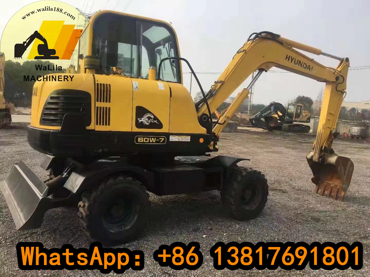 HYUNDAI R60W - حفارة مصغرة: صور 4 HYUNDAI R60W - حفارة مصغرة: صور 4