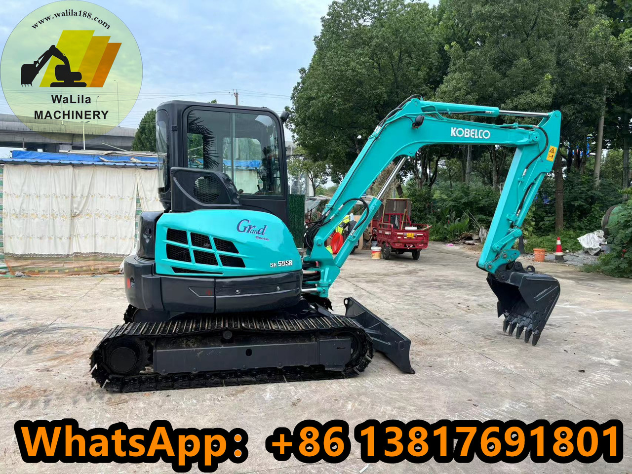KOBELCO SK55 - حفارة مصغرة: صور 1 KOBELCO SK55 - حفارة مصغرة: صور 1