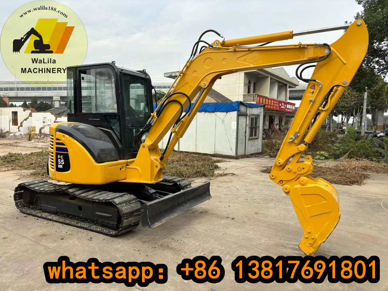 KOMATSU PC 55 MR-3 - حفارة مصغرة: صور 1 KOMATSU PC 55 MR-3 - حفارة مصغرة: صور 1