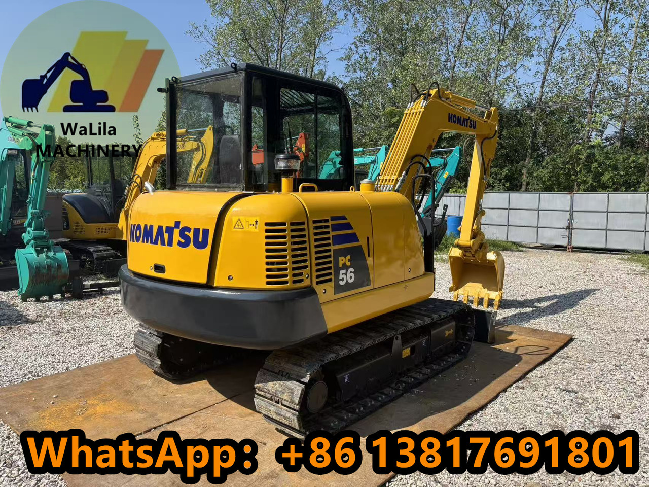 KOMATSU PC56-7 - حفارة مصغرة: صور 2 KOMATSU PC56-7 - حفارة مصغرة: صور 2