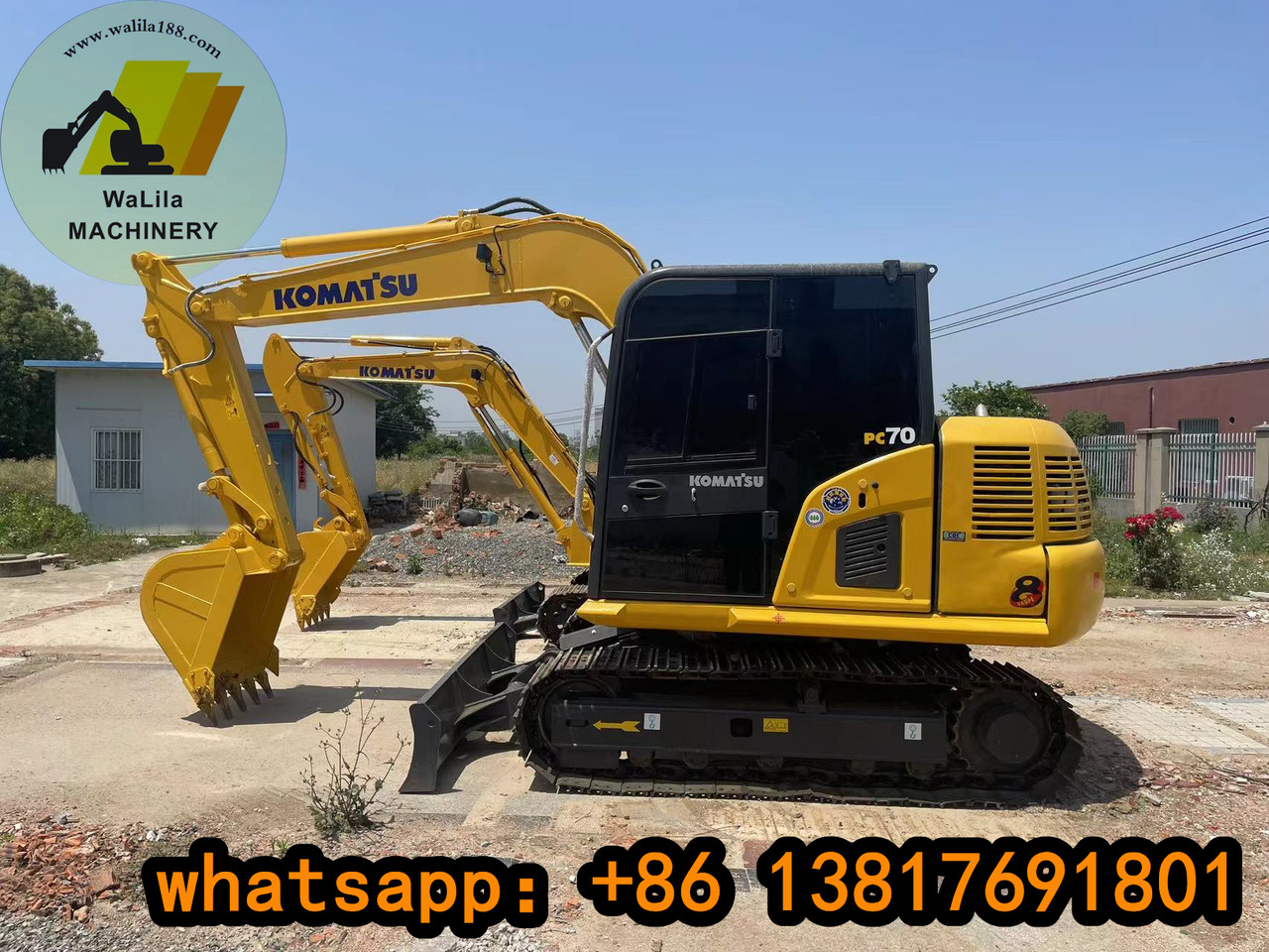 KOMATSU PC70-8 - حفارة مصغرة: صور 1 KOMATSU PC70-8 - حفارة مصغرة: صور 1