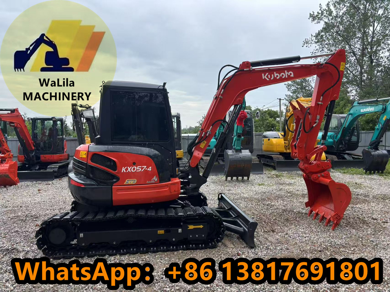 KUBOTA KX057-4 - حفارة مصغرة: صور 1 KUBOTA KX057-4 - حفارة مصغرة: صور 1