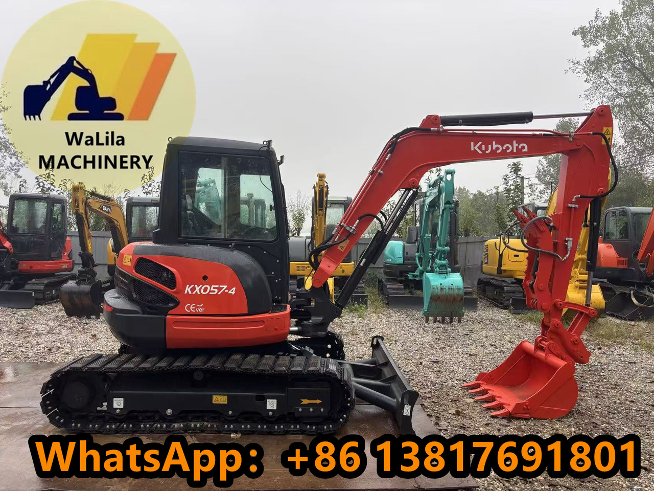 KUBOTA KX057-4 - حفارة مصغرة: صور 1 KUBOTA KX057-4 - حفارة مصغرة: صور 1