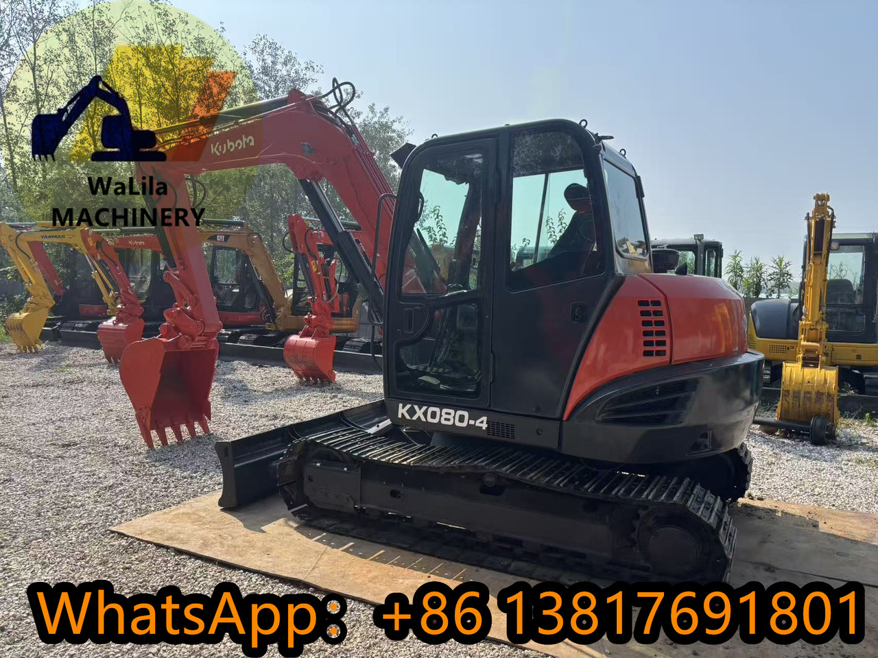 KUBOTA KX080-4 - حفارة مصغرة: صور 4 KUBOTA KX080-4 - حفارة مصغرة: صور 4
