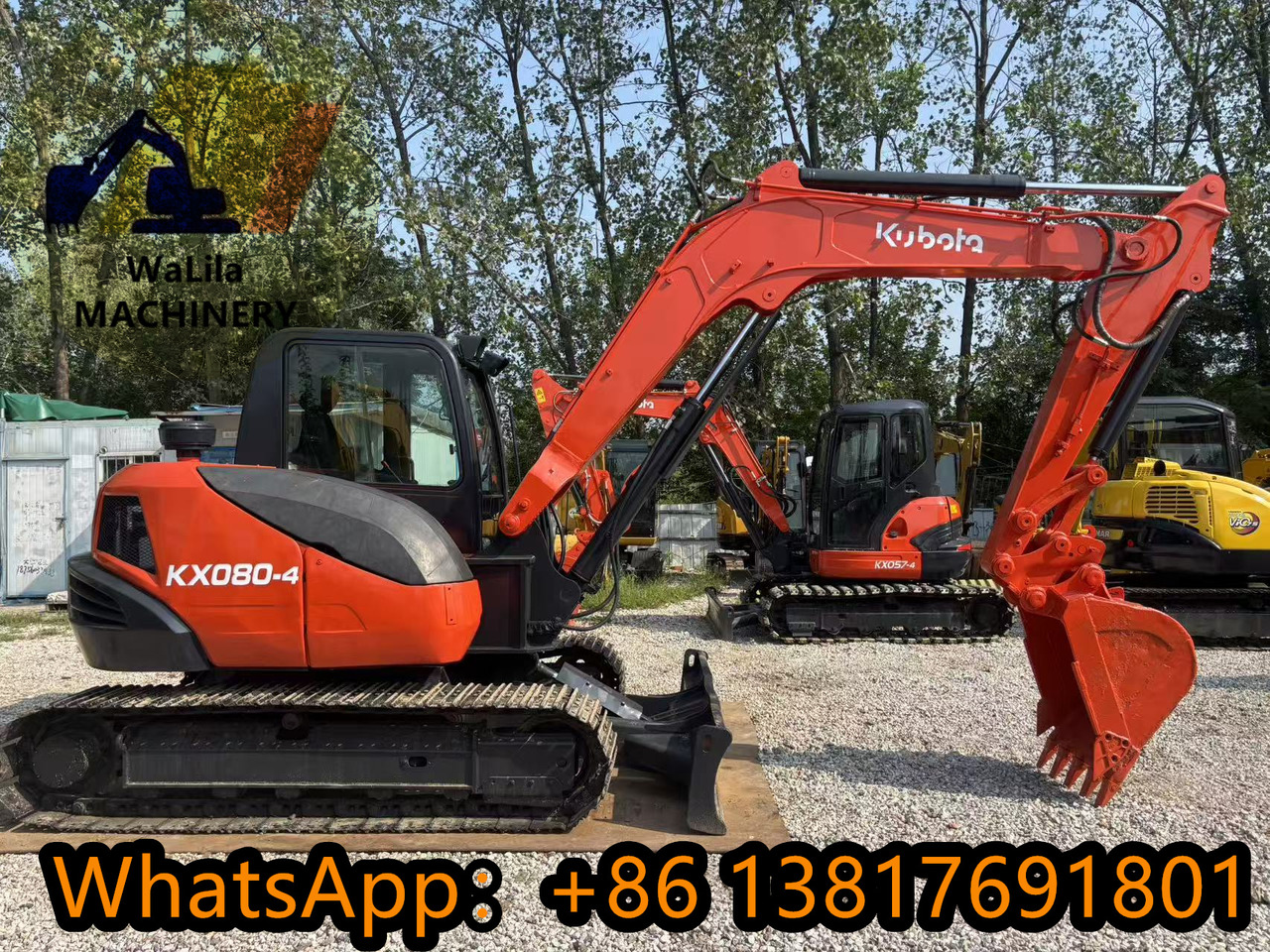 KUBOTA KX080-4 - حفارة مصغرة: صور 1 KUBOTA KX080-4 - حفارة مصغرة: صور 1