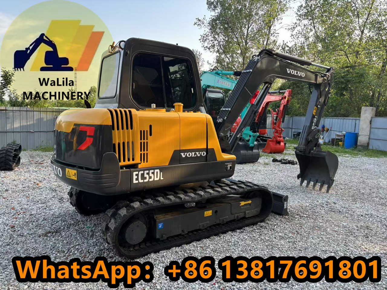 Volvo EC55D Rubber track - حفارة مصغرة: صور 3 Volvo EC55D Rubber track - حفارة مصغرة: صور 3