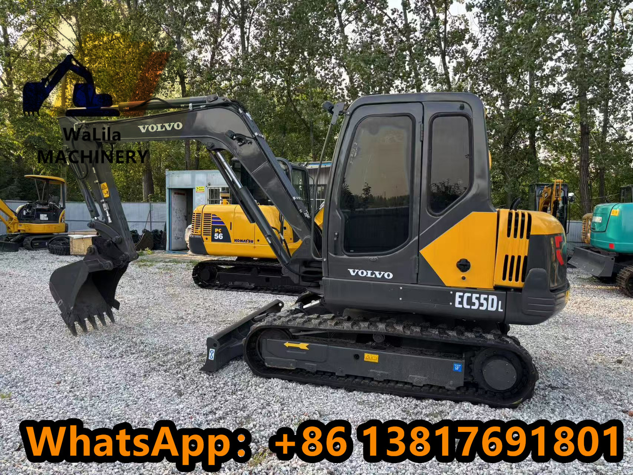 Volvo EC55D Rubber track - حفارة مصغرة: صور 1 Volvo EC55D Rubber track - حفارة مصغرة: صور 1