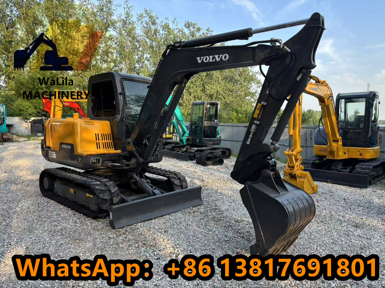Volvo EC55D Rubber track - حفارة مصغرة: صور 2 Volvo EC55D Rubber track - حفارة مصغرة: صور 2
