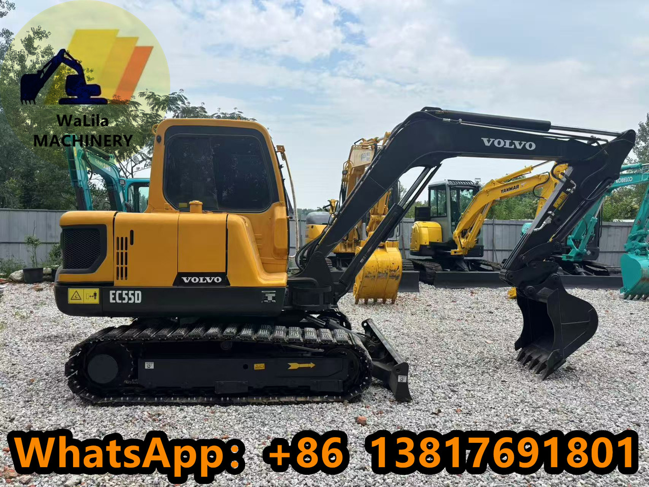 Volvo EC55D - حفارة مصغرة: صور 1 Volvo EC55D - حفارة مصغرة: صور 1