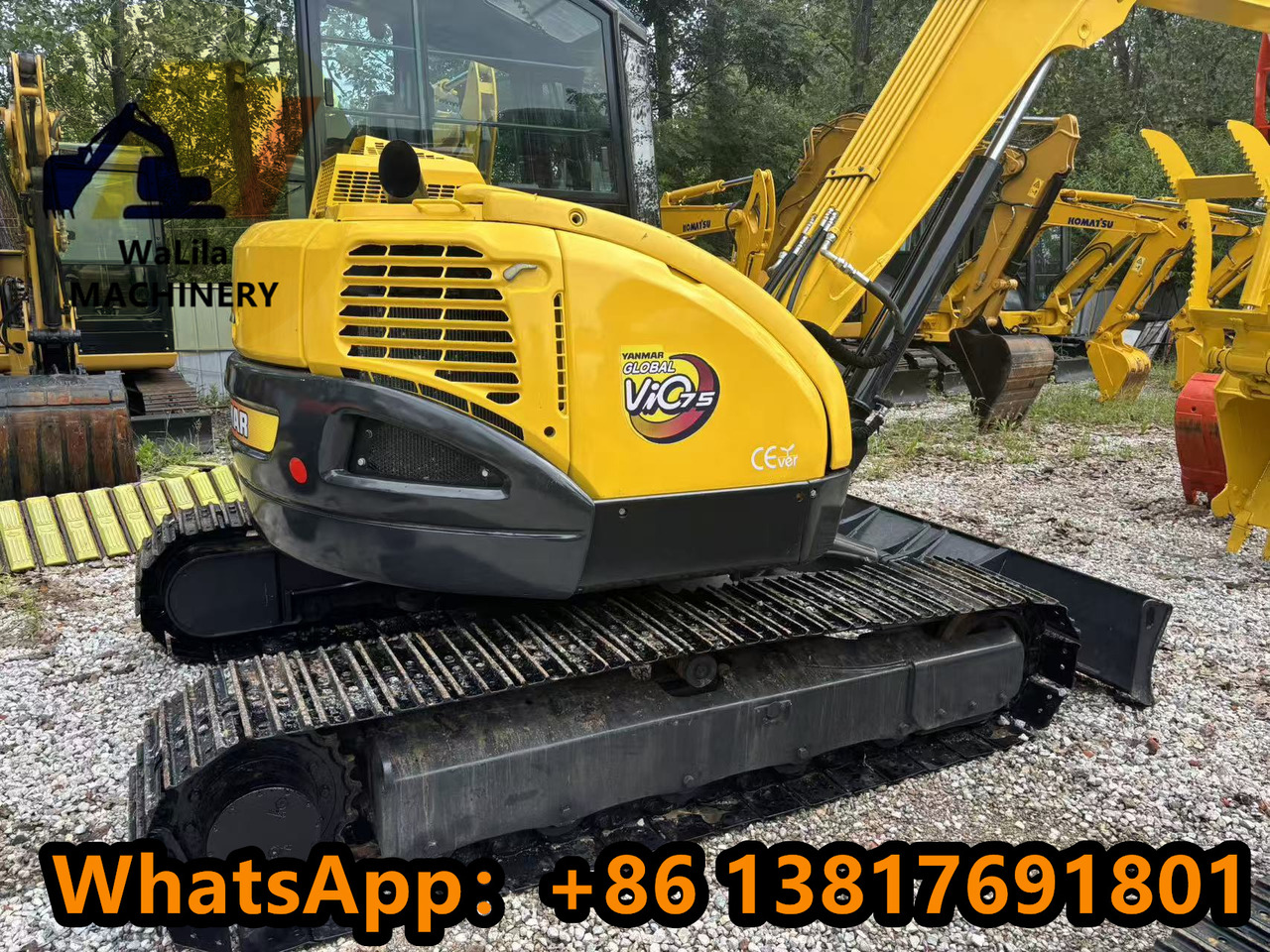 YANMAR VIO75 - حفارة مصغرة: صور 5 YANMAR VIO75 - حفارة مصغرة: صور 5