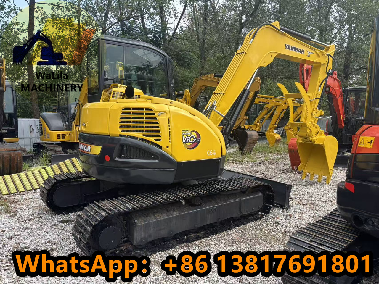 YANMAR VIO75 - حفارة مصغرة: صور 1 YANMAR VIO75 - حفارة مصغرة: صور 1