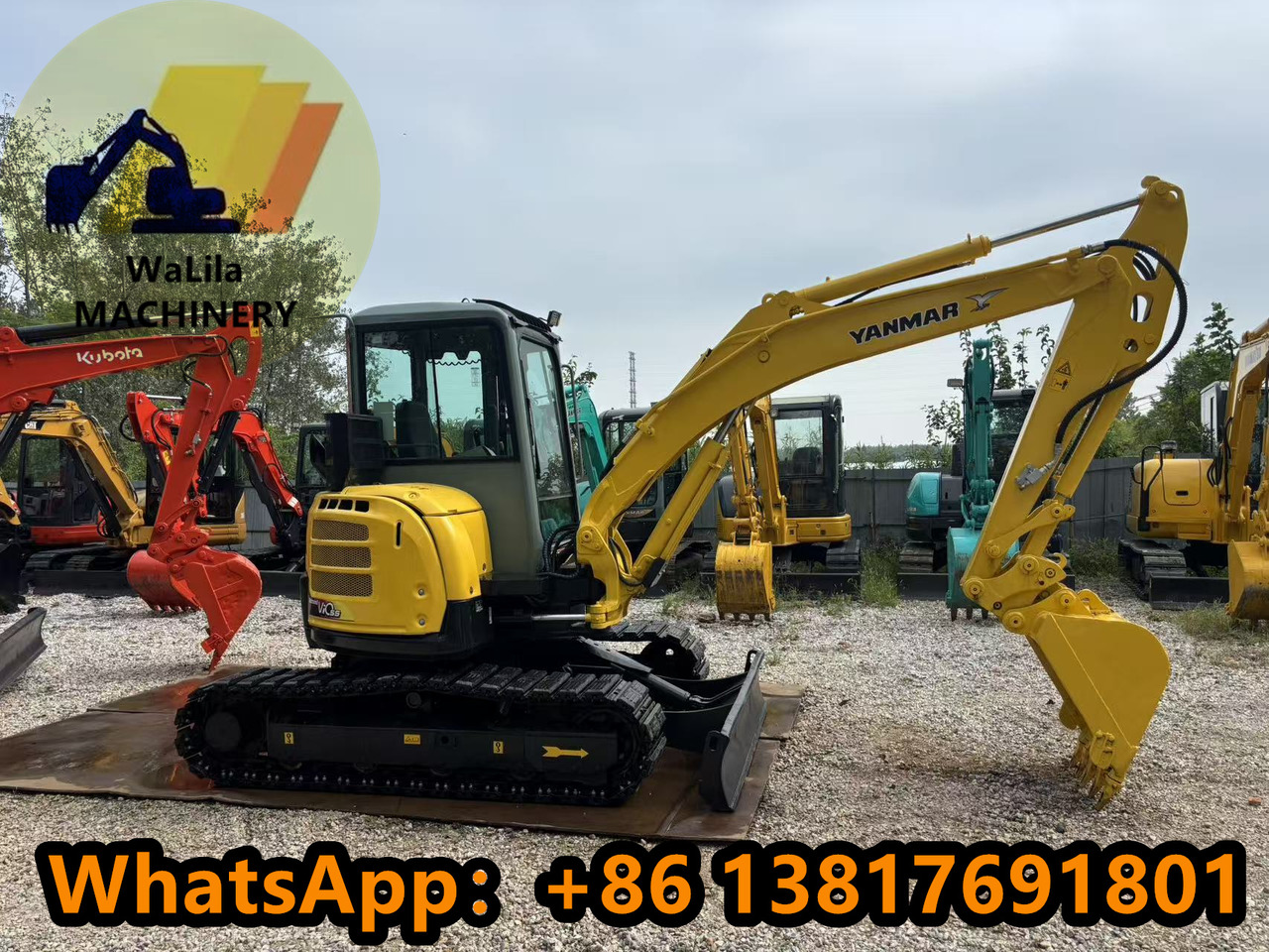 YANMAR vio55 - حفارة مصغرة: صور 3 YANMAR vio55 - حفارة مصغرة: صور 3