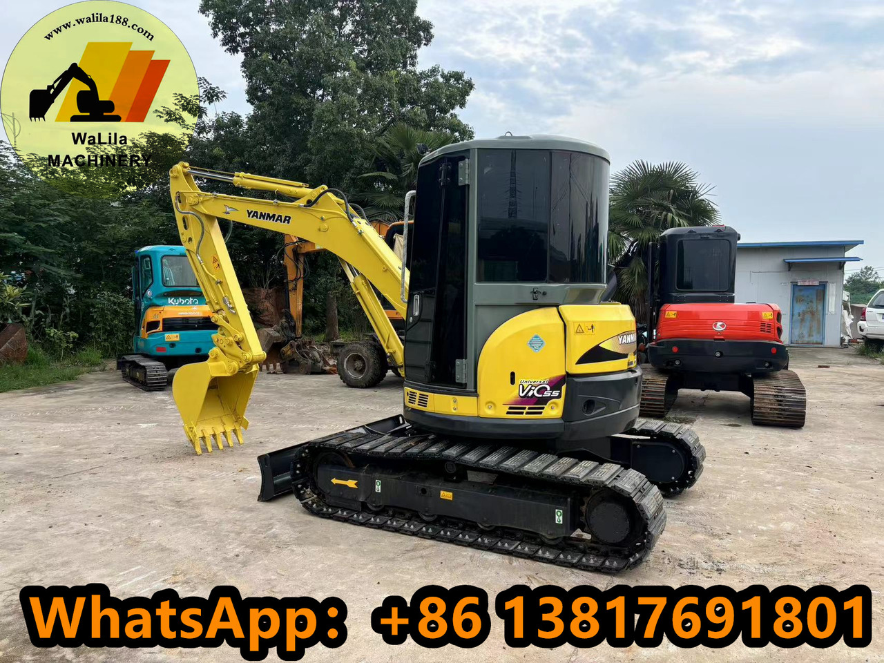 Yanmar Vio 55 Vio55 - حفارة مصغرة: صور 1 Yanmar Vio 55 Vio55 - حفارة مصغرة: صور 1