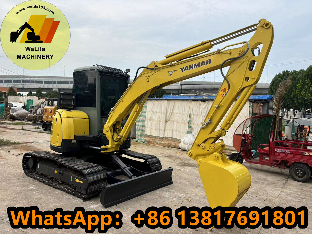 Yanmar Vio 55 Vio55 - حفارة مصغرة: صور 3 Yanmar Vio 55 Vio55 - حفارة مصغرة: صور 3