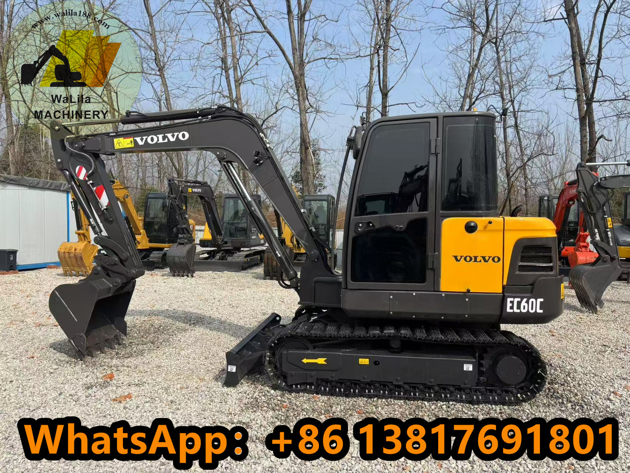 Volvo EC60D - حفارة مصغرة: صور 1 Volvo EC60D - حفارة مصغرة: صور 1