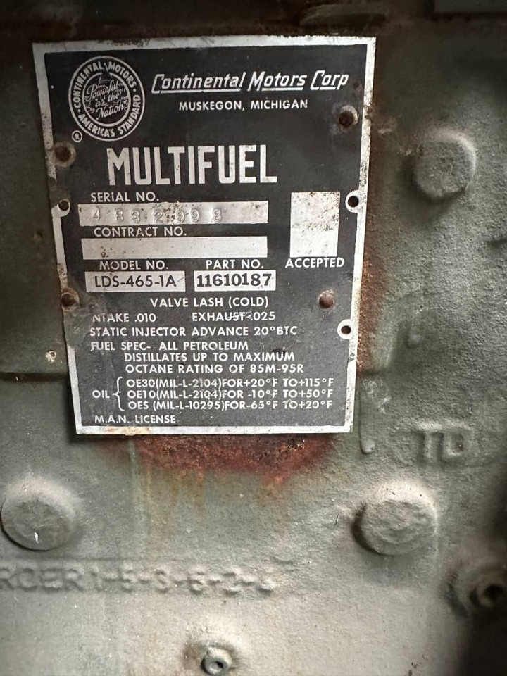 Continental LDS-465-1A - المحرك - آلات البناء: صور 2 Continental LDS-465-1A - المحرك - آلات البناء: صور 2