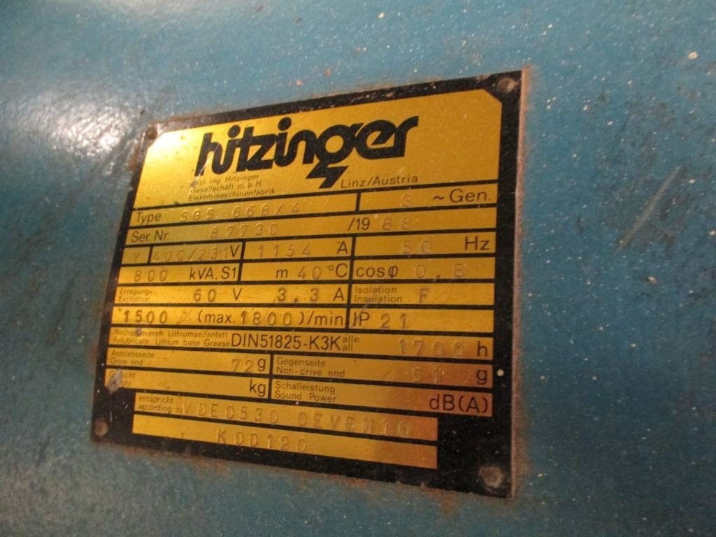 Hitzinger SGS 668/4 - مجموعة المولدات: صور 5 Hitzinger SGS 668/4 - مجموعة المولدات: صور 5